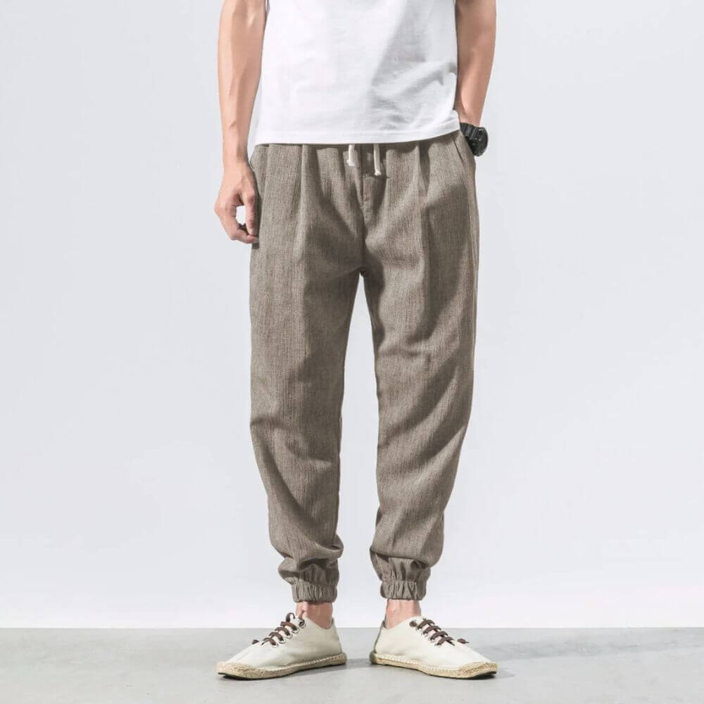 Joggingbroek Heren Trekkoord Elastische Boorden Regular Fit