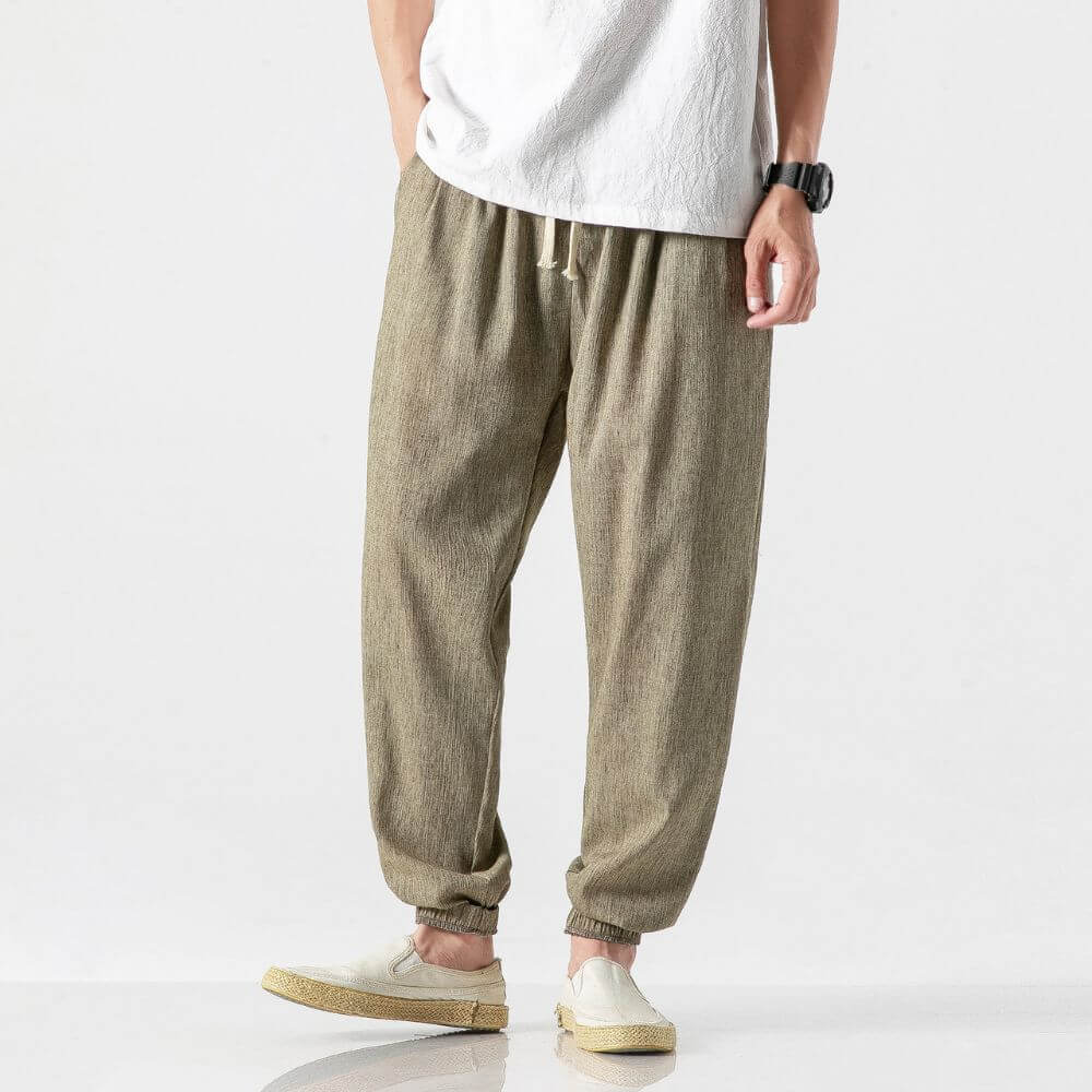 Joggingbroek Heren Trekkoord Elastische Boorden Regular Fit