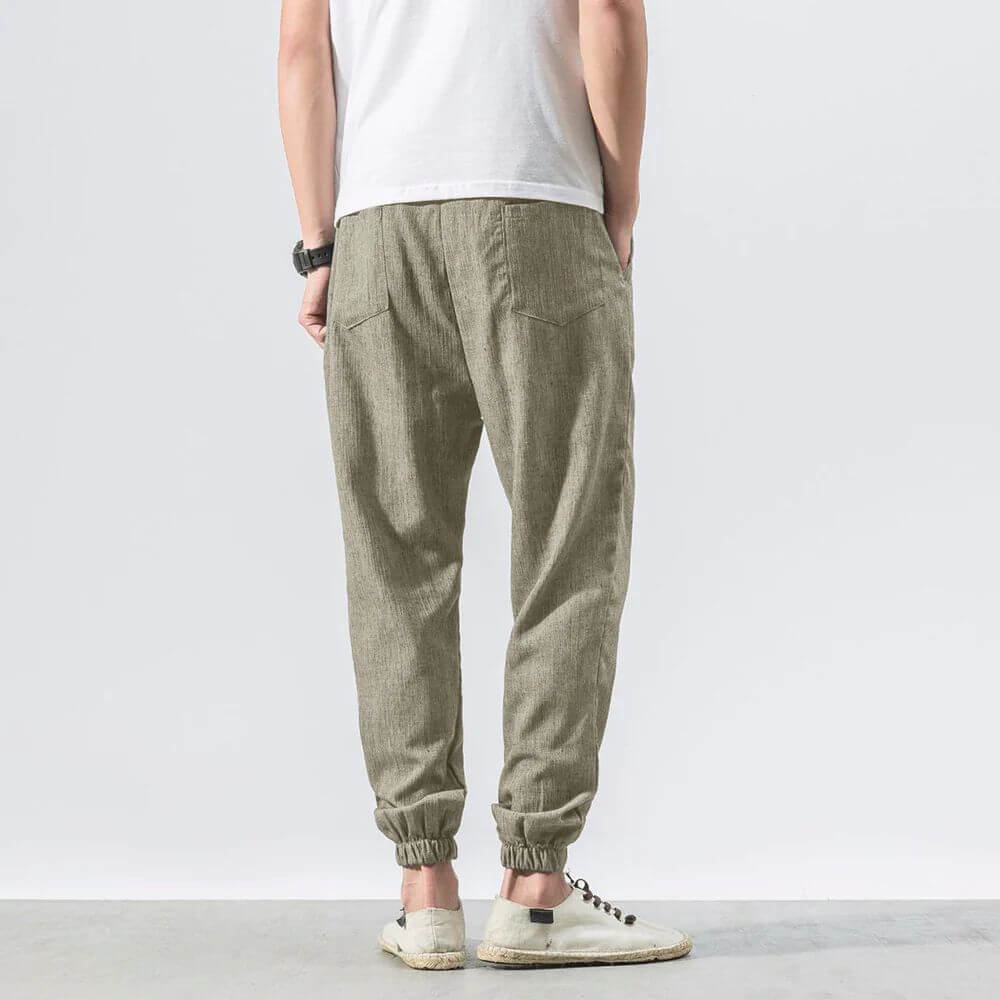 Joggingbroek Heren Trekkoord Elastische Boorden Regular Fit
