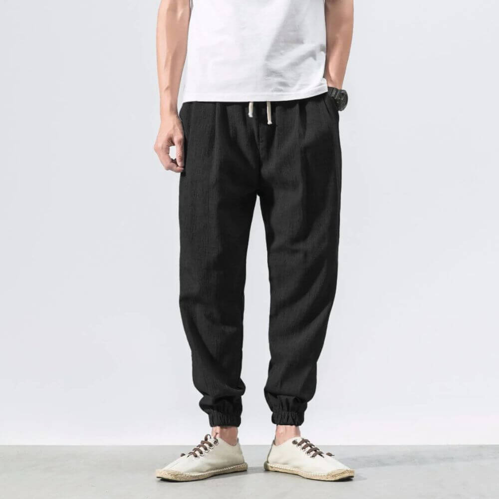 Joggingbroek Heren Trekkoord Elastische Boorden Regular Fit