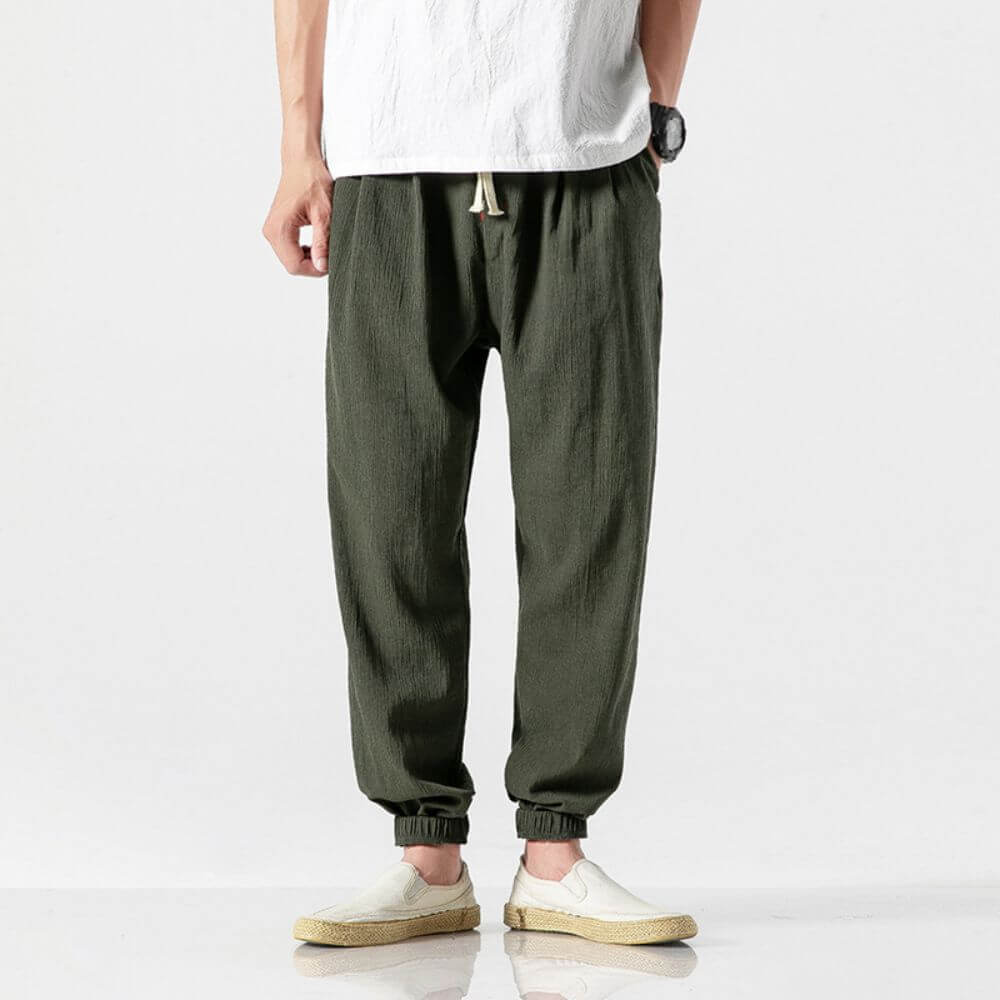 Joggingbroek Heren Trekkoord Elastische Boorden Regular Fit