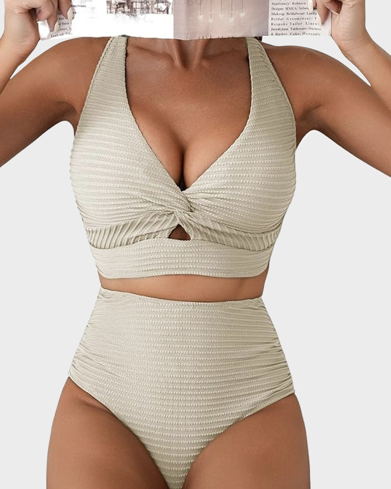 Conjunto de Bikini Atemporal para Dama con Ajuste Favorable