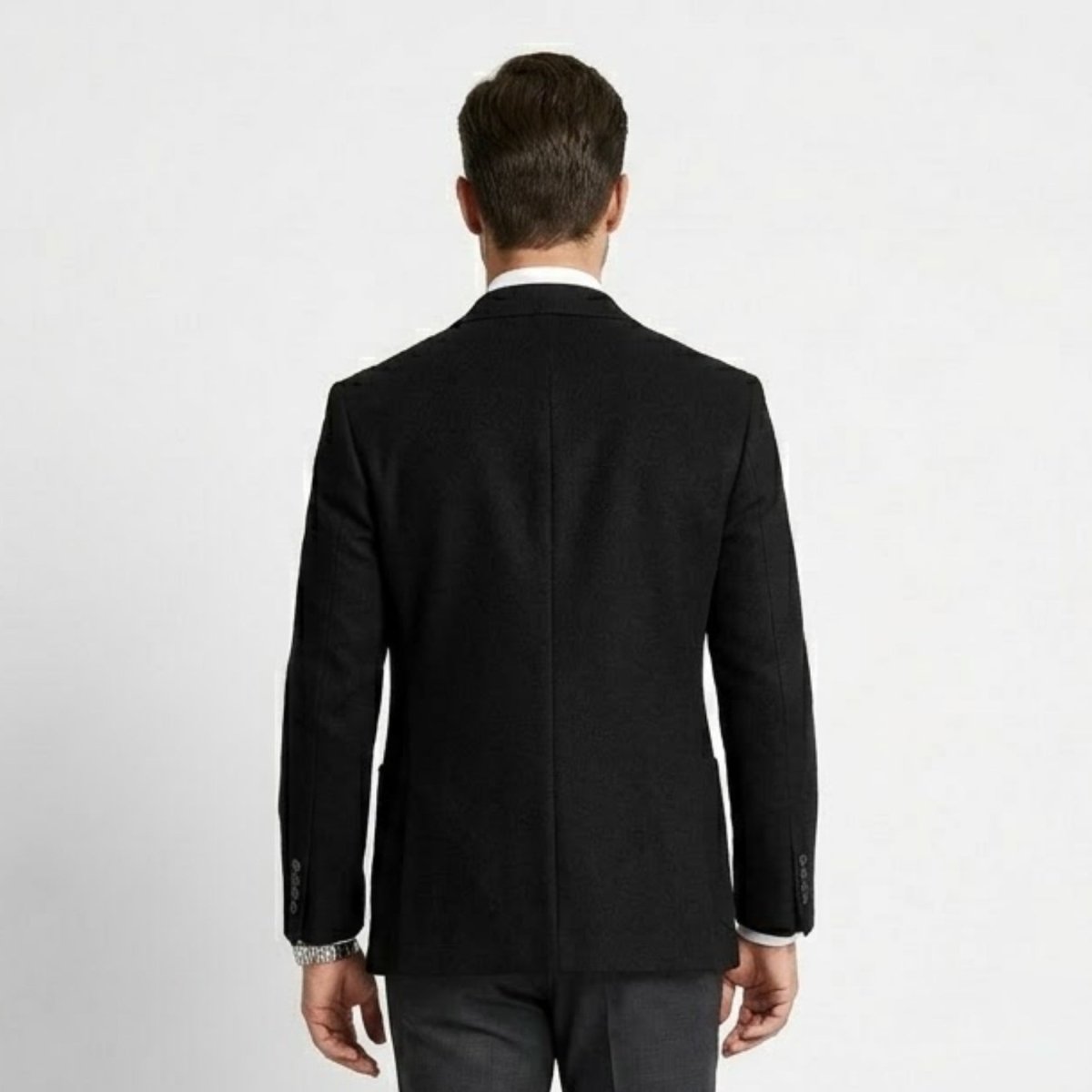 Blazer bărbați umeri moi italian lână casual formal