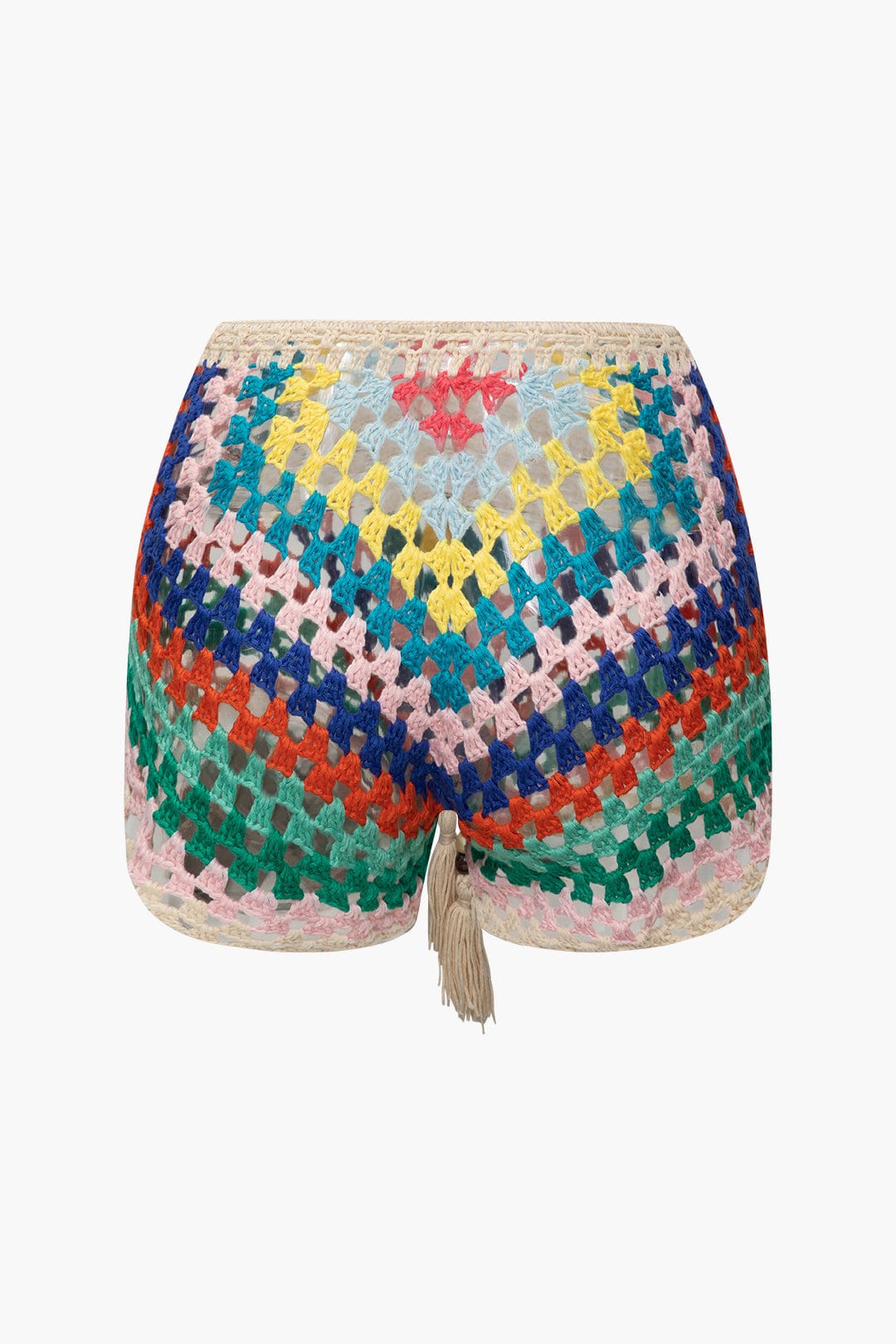 Boho hækle bustier shorts sæt til kvinder Sommer Strand