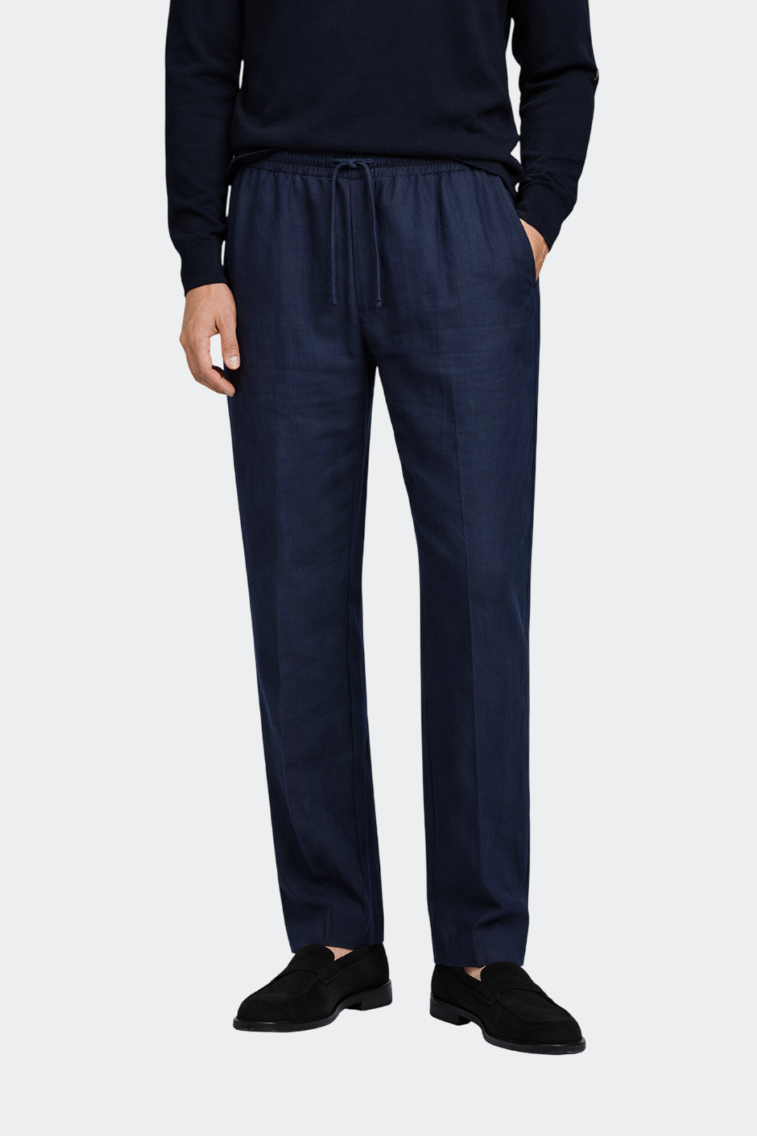 Bukser til herrer, relaxed fit, linned, casual, sommer