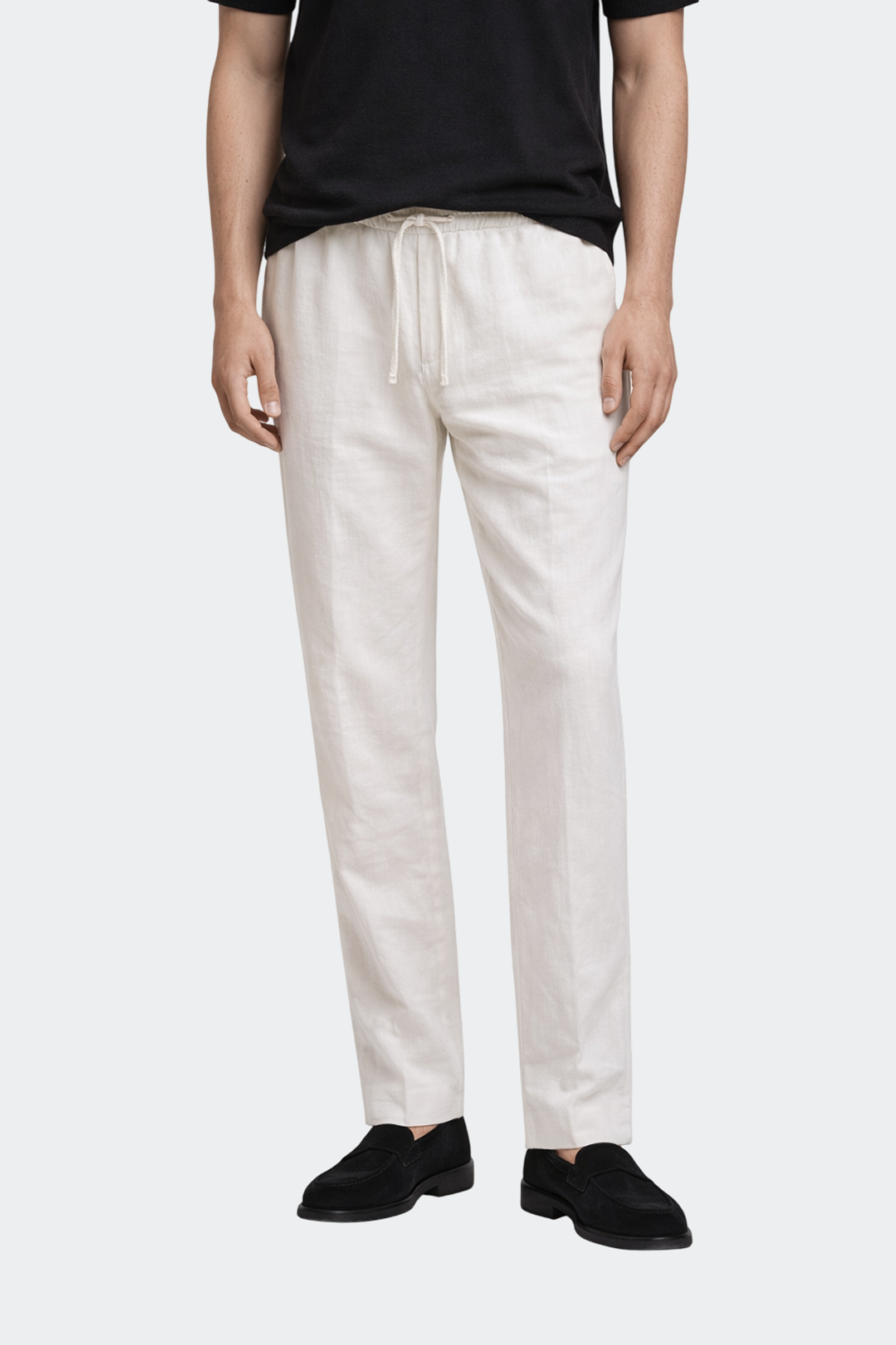 Bukser til herrer, relaxed fit, linned, casual, sommer