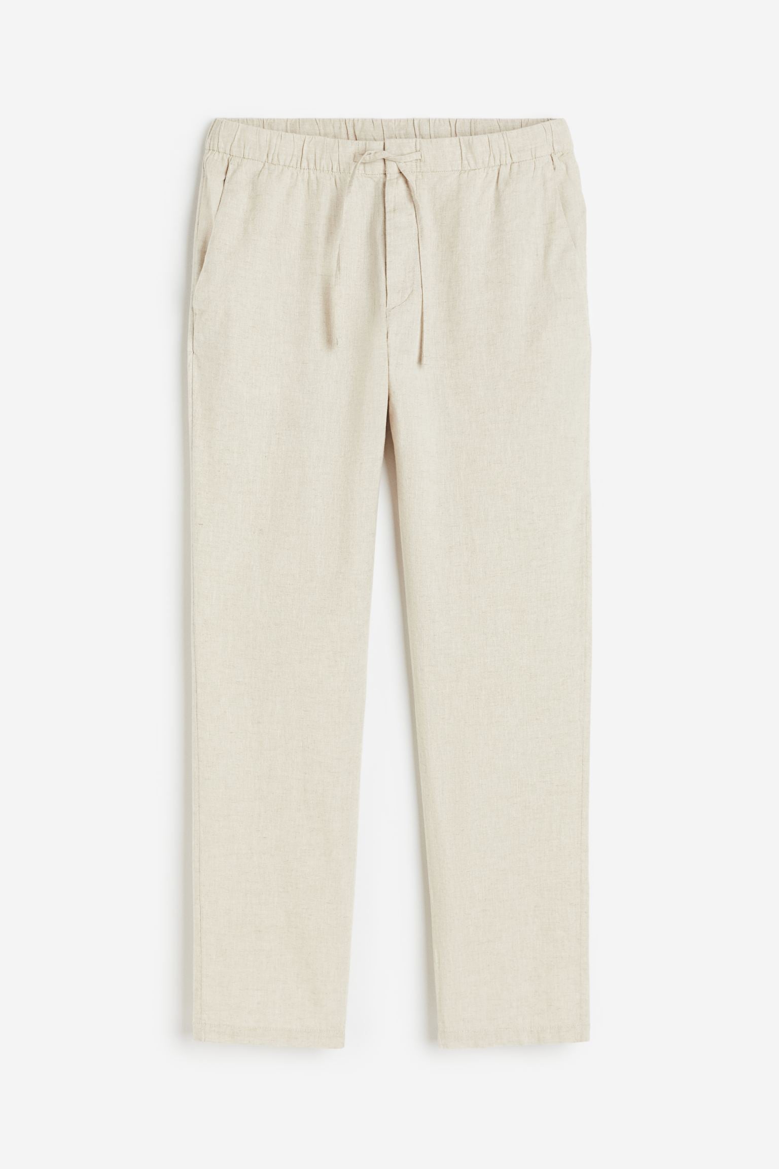 Bukser Herre Relaxed Fit Snøre Elastisk Talje