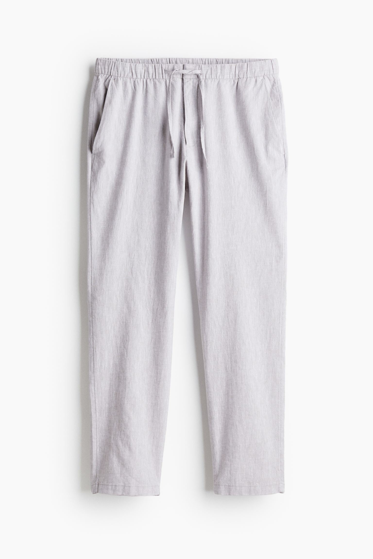 Bukser Herre Relaxed Fit Snøre Elastisk Talje