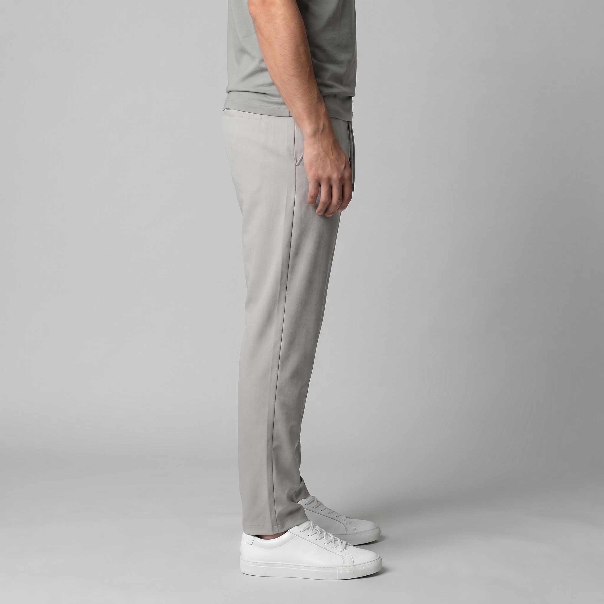 Pantaloni bărbați Slim Fit elastici, croială casual formală