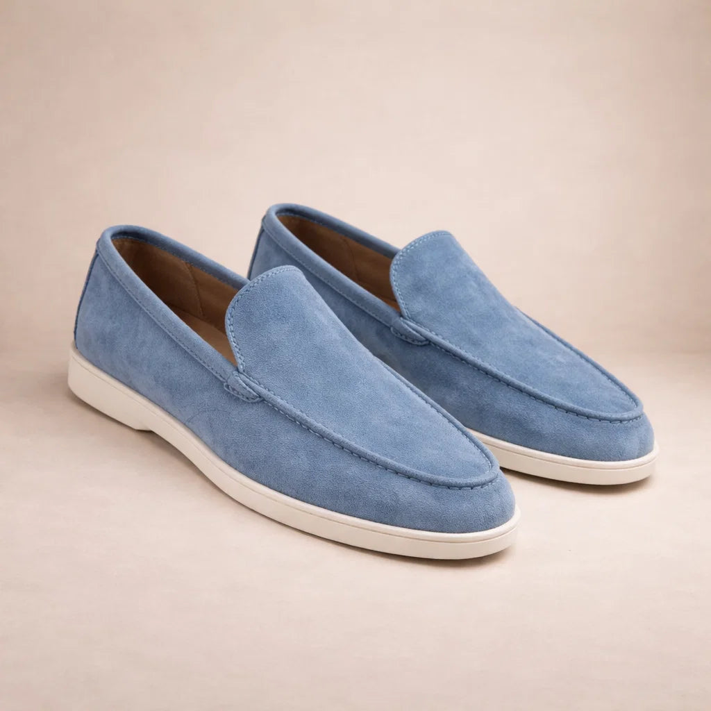 Pánské casual mokasíny Regular Fit Kůže Nazouvací model