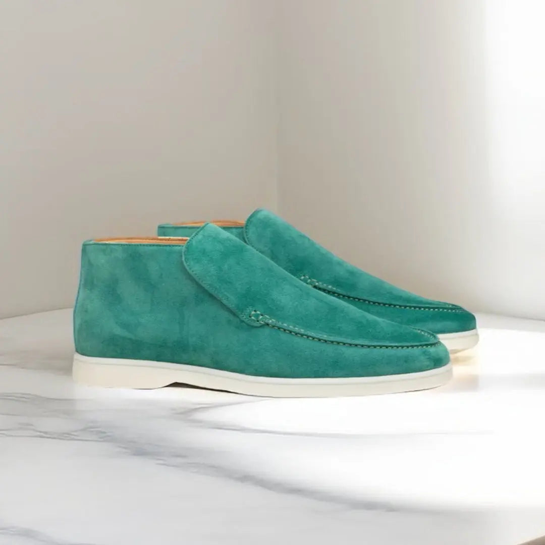 Bequeme Loafers für Herren mit gestepptem Obermaterial