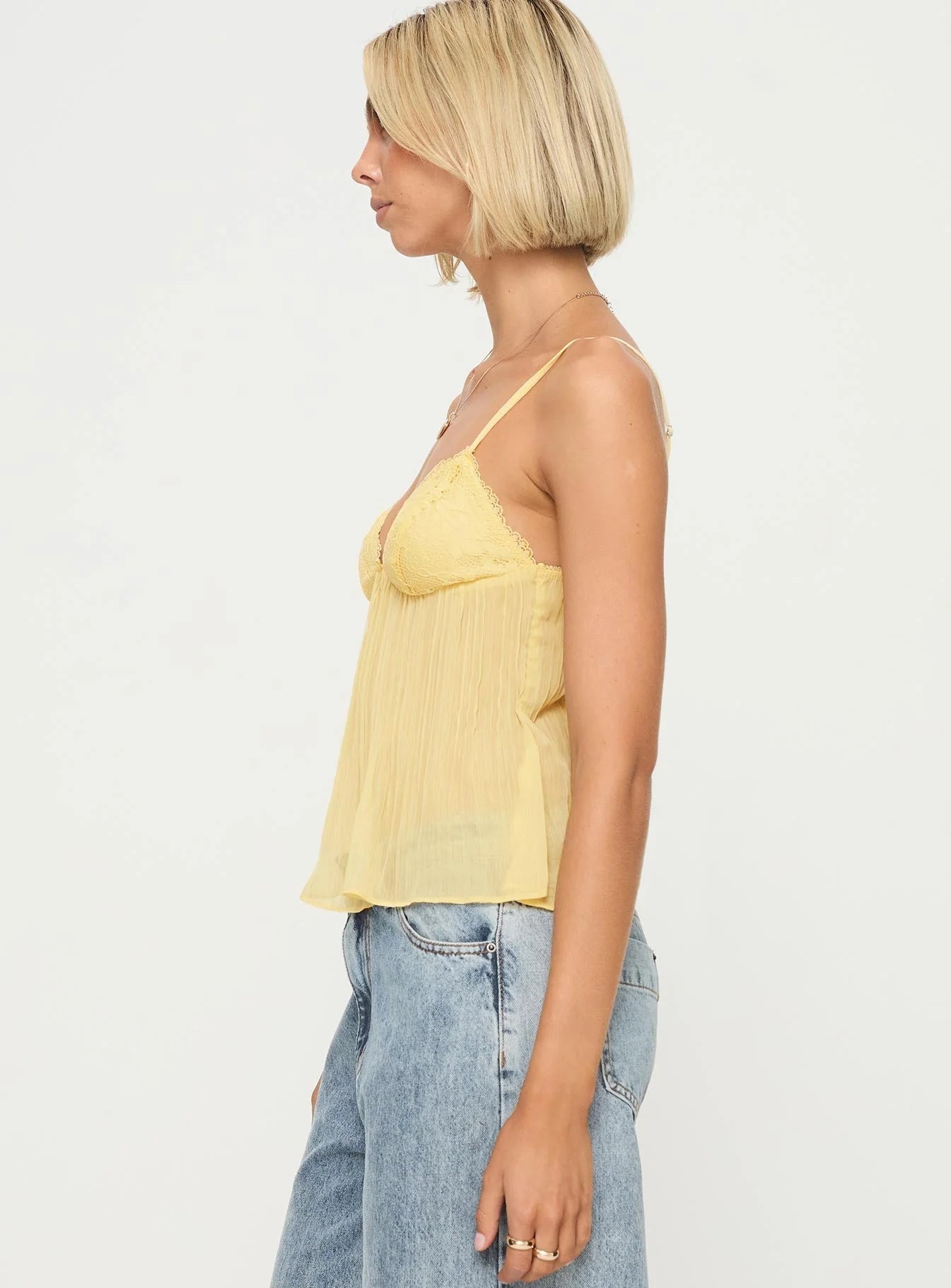 Γυναικείο τοπ Cami Slim Fit Καθημερινό Καλοκαίρι