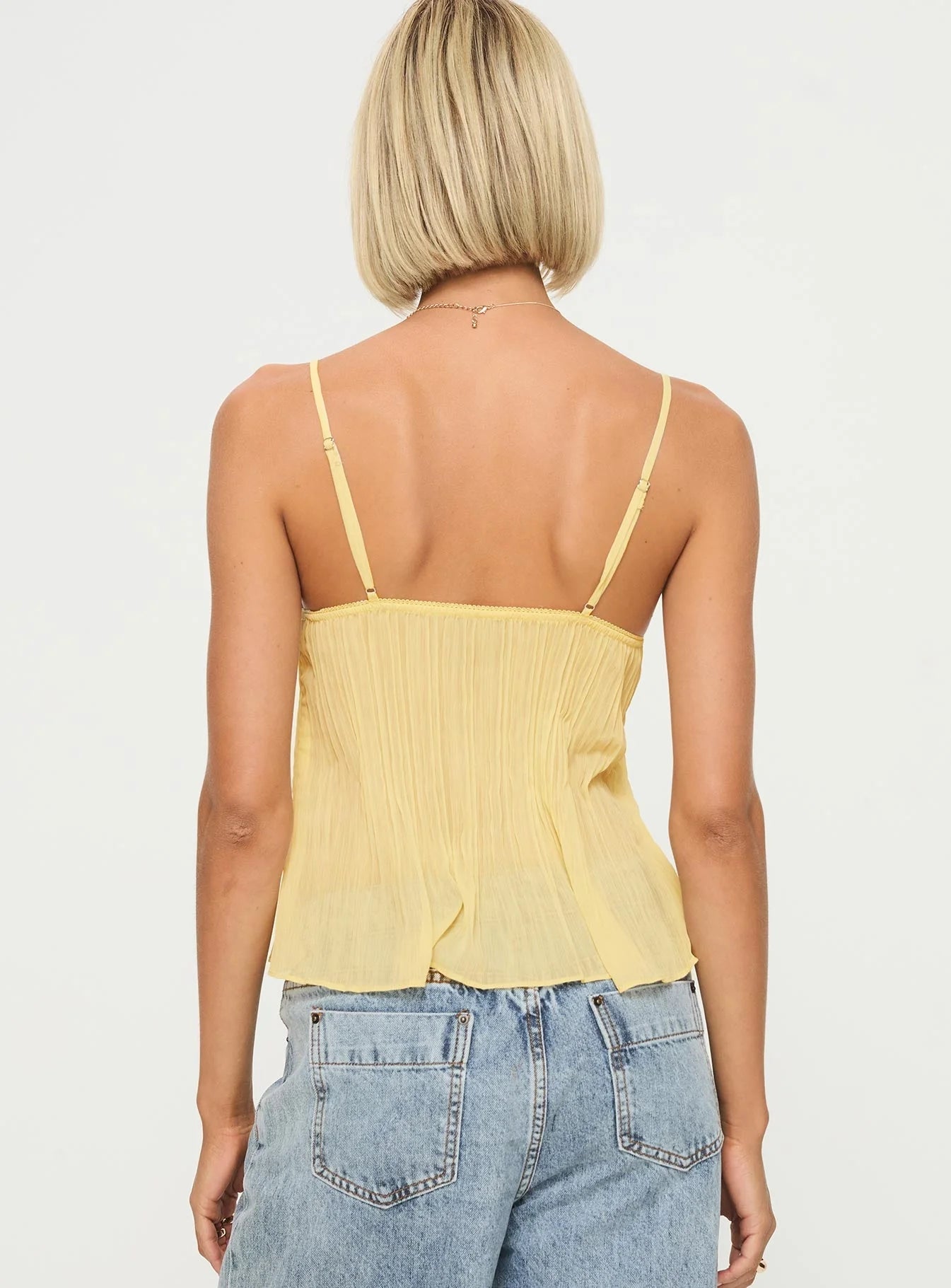 Γυναικείο τοπ Cami Slim Fit Καθημερινό Καλοκαίρι