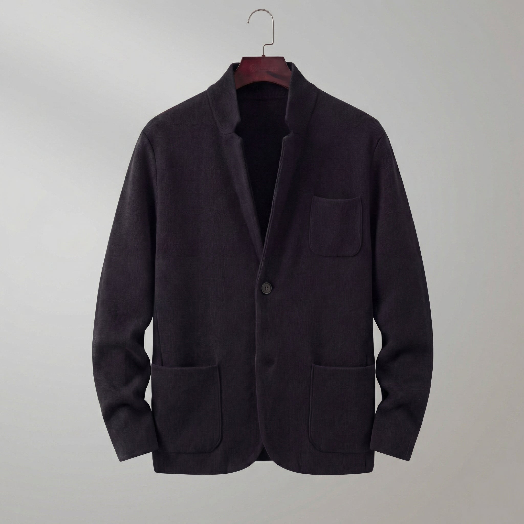 Chaqueta casual tailored fit para hombre con solapa