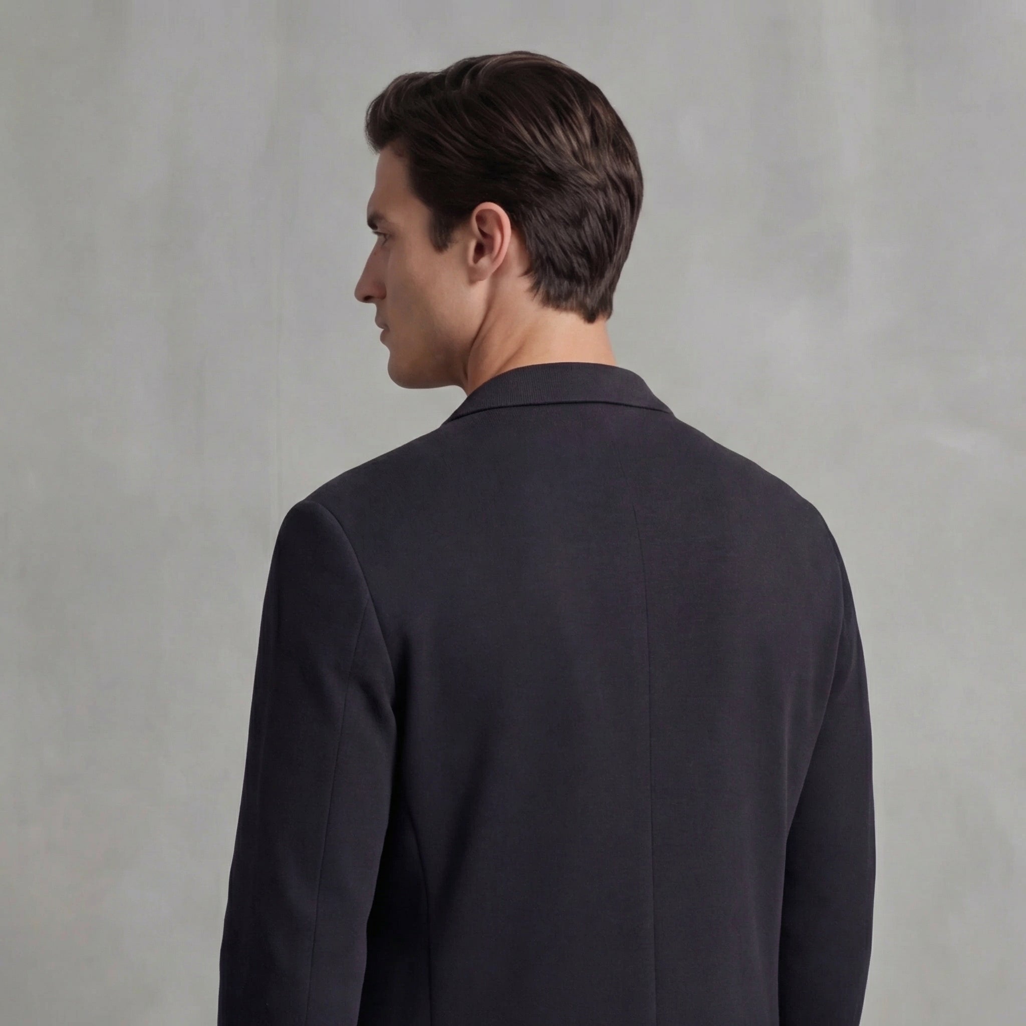 Chaqueta casual tailored fit para hombre con solapa