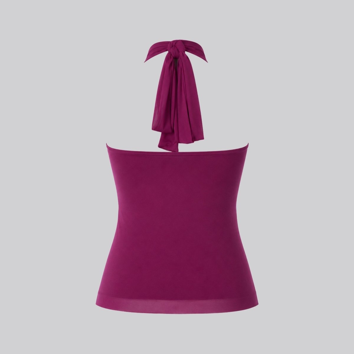 Chiffon Halter Top Dame Flæse Formelt