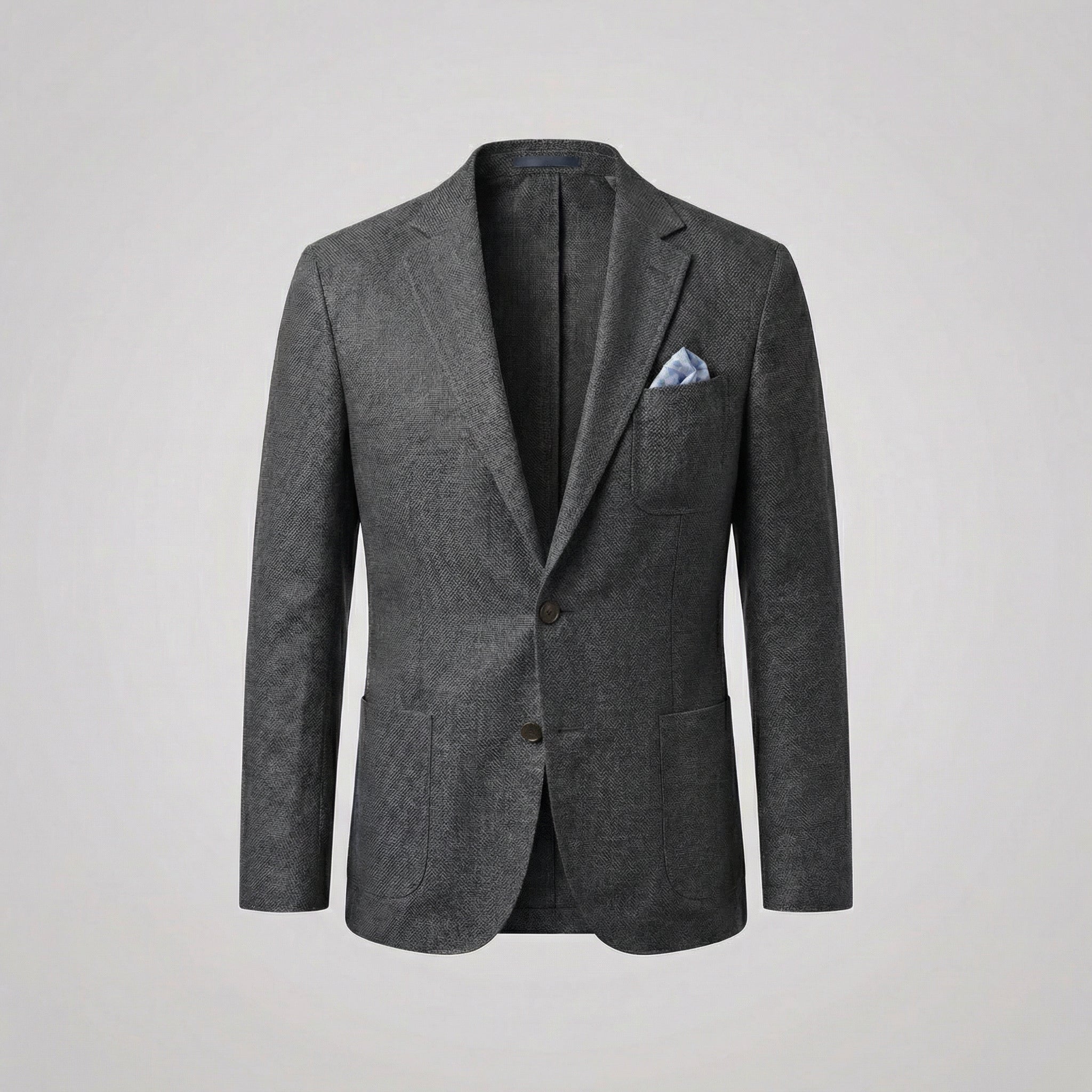 Chaqueta de hombre casual sin estructura de manga larga