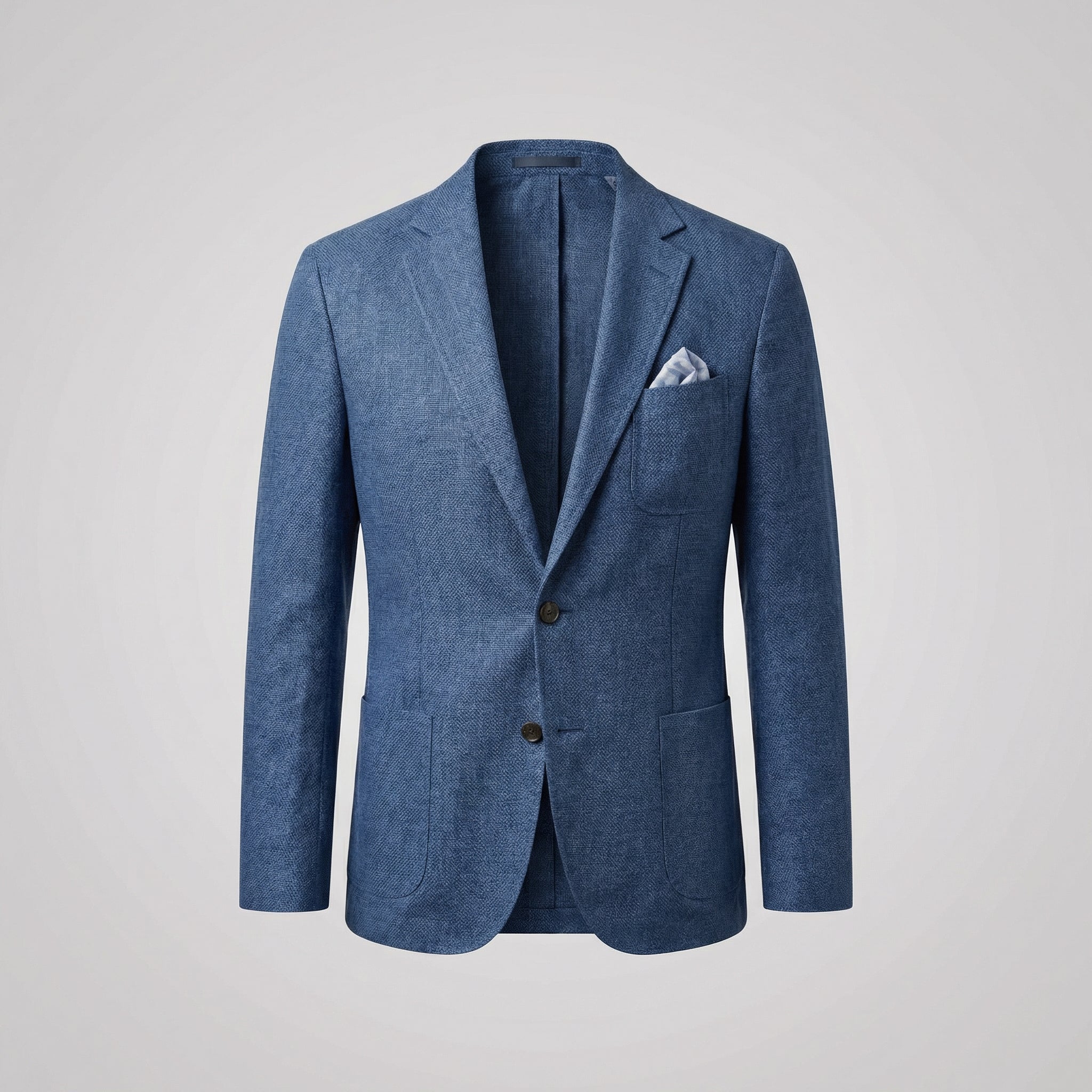 Chaqueta de hombre casual sin estructura de manga larga