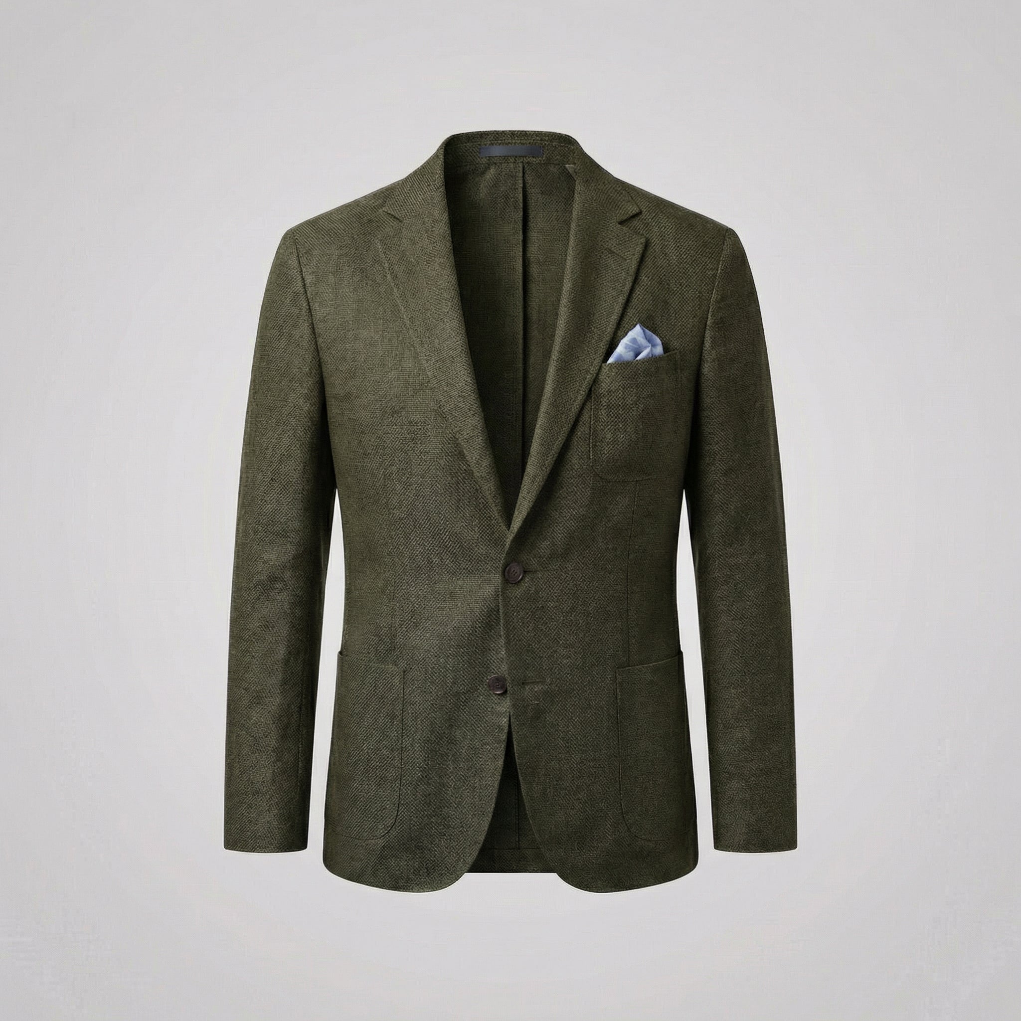 Chaqueta de hombre casual sin estructura de manga larga