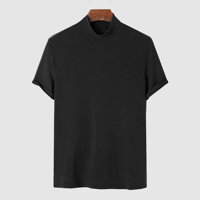 Heren T Shirt Met Col En Korte Mouwen