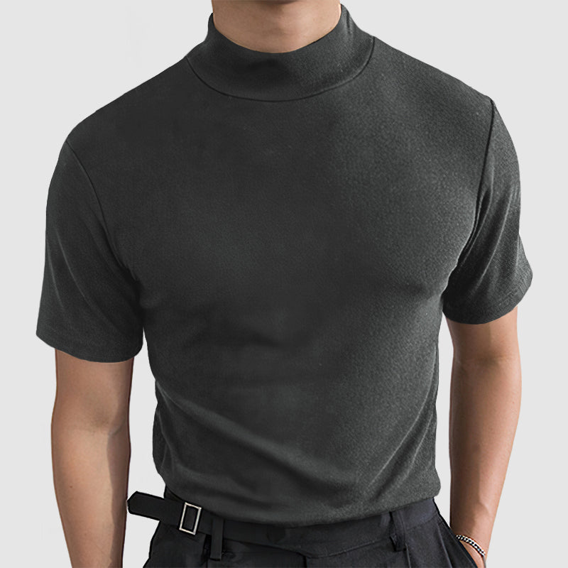 Heren T Shirt Met Col En Korte Mouwen