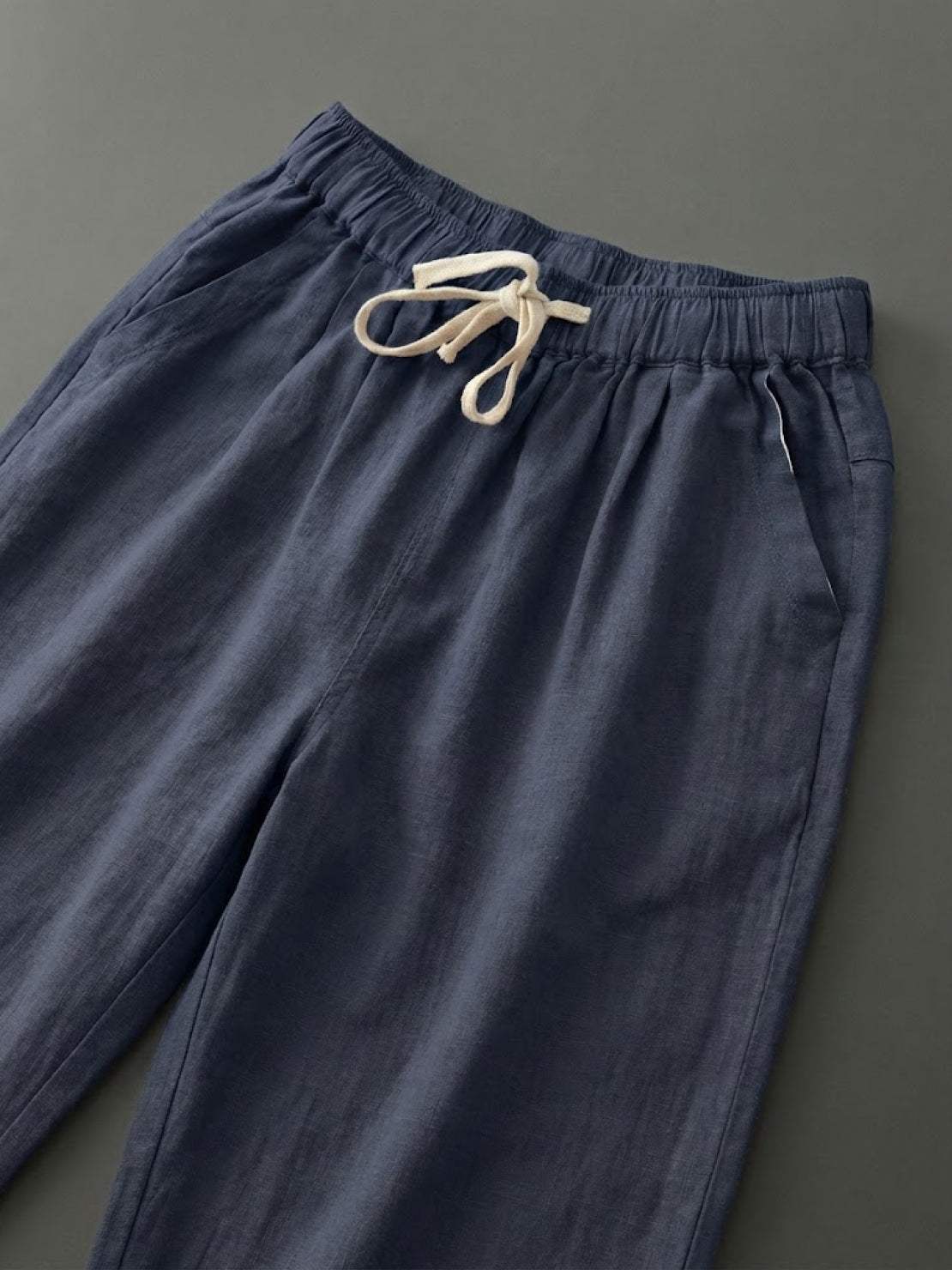 Dame Bukser Slim Fit Snøre Talje Casual Sommer