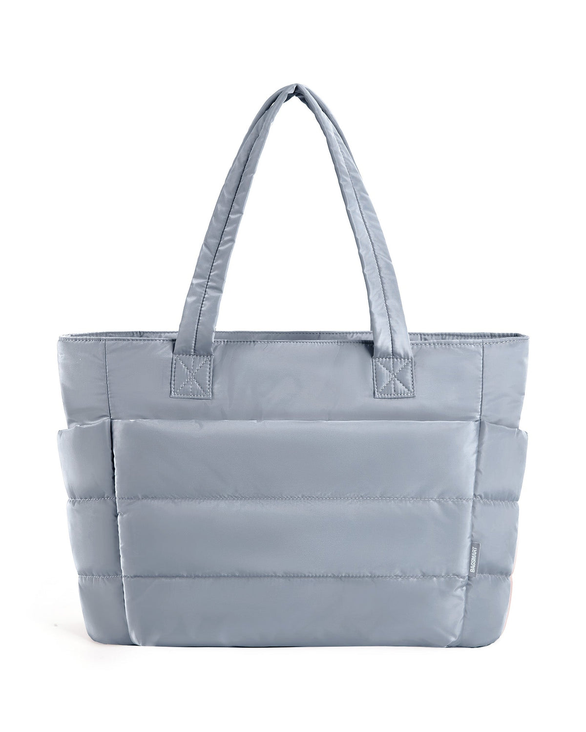 grijze cloud tote schoudertas met ritssluiting