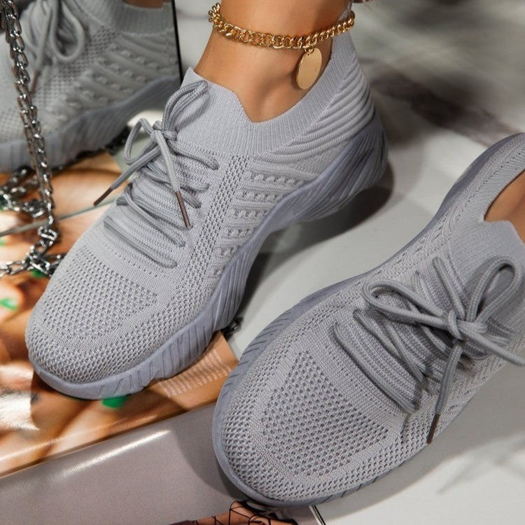 Women's Lightweight Sneakers With Breathable Mesh And Soft Sole