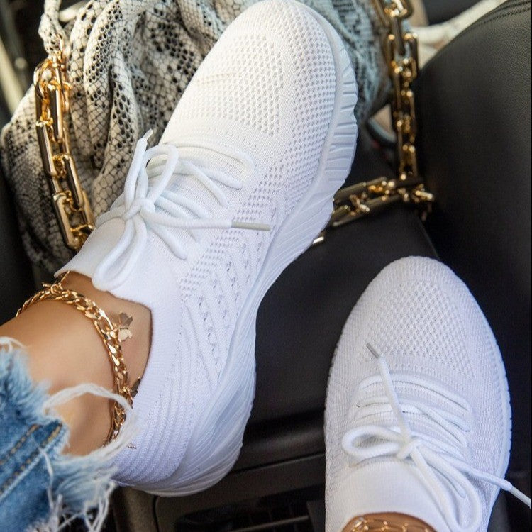 Women's Lightweight Sneakers With Breathable Mesh And Soft Sole