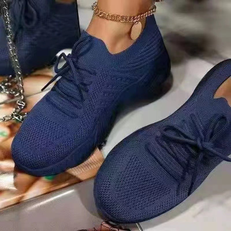 Women's Lightweight Sneakers With Breathable Mesh And Soft Sole