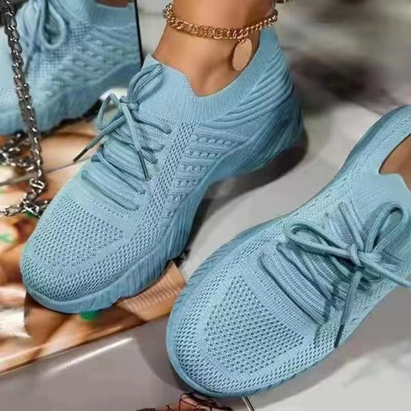 Women's Lightweight Sneakers With Breathable Mesh And Soft Sole