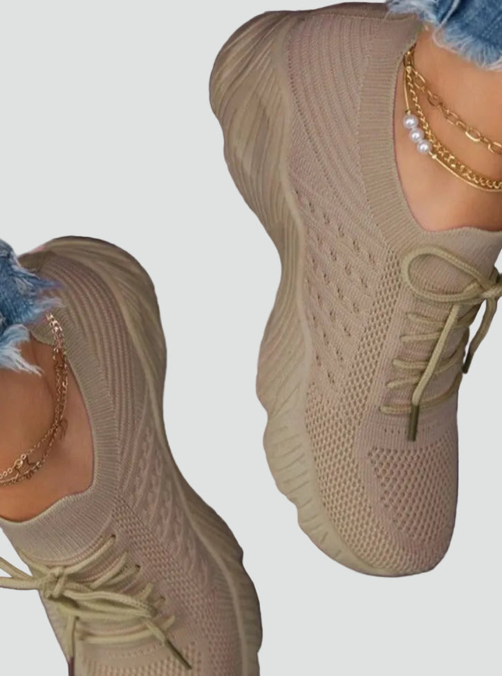 Women's Lightweight Sneakers With Breathable Mesh And Soft Sole