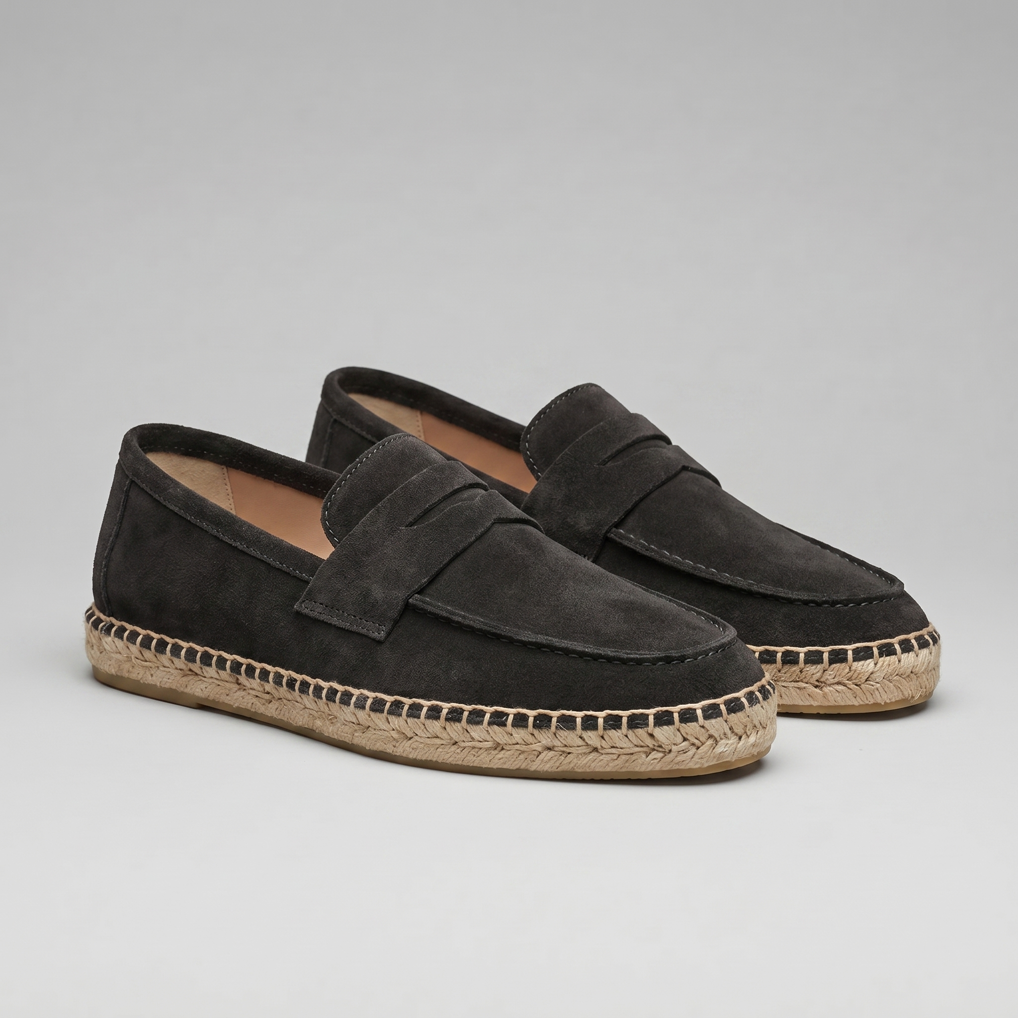 Espadryle Penny Loafers męskie letnie casualowe