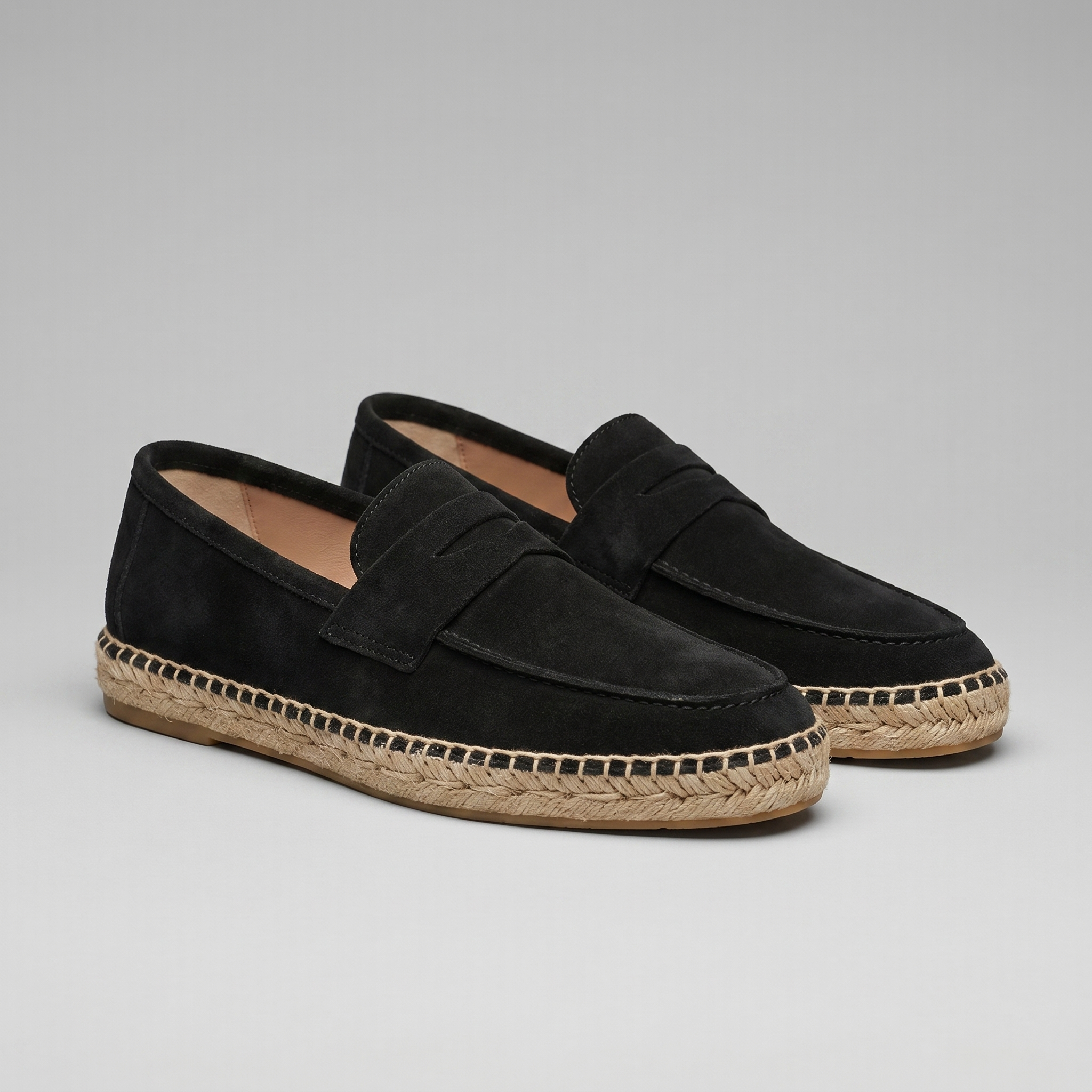 Espadryle Penny Loafers męskie letnie casualowe