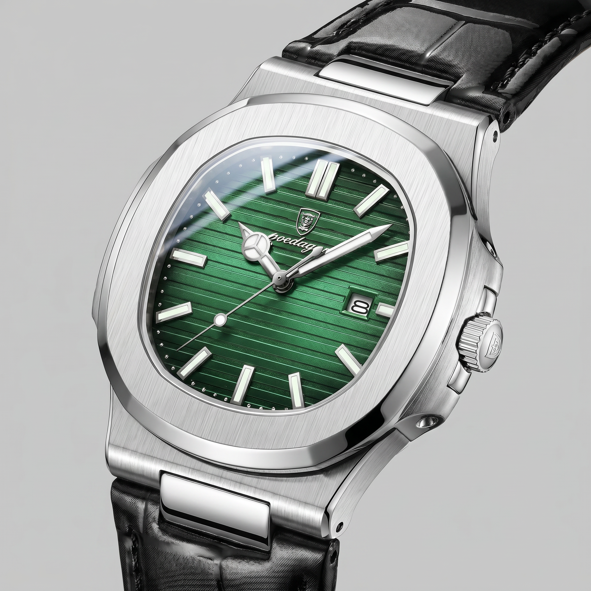 Reloj de hombre con correa de cuero deportivo casual