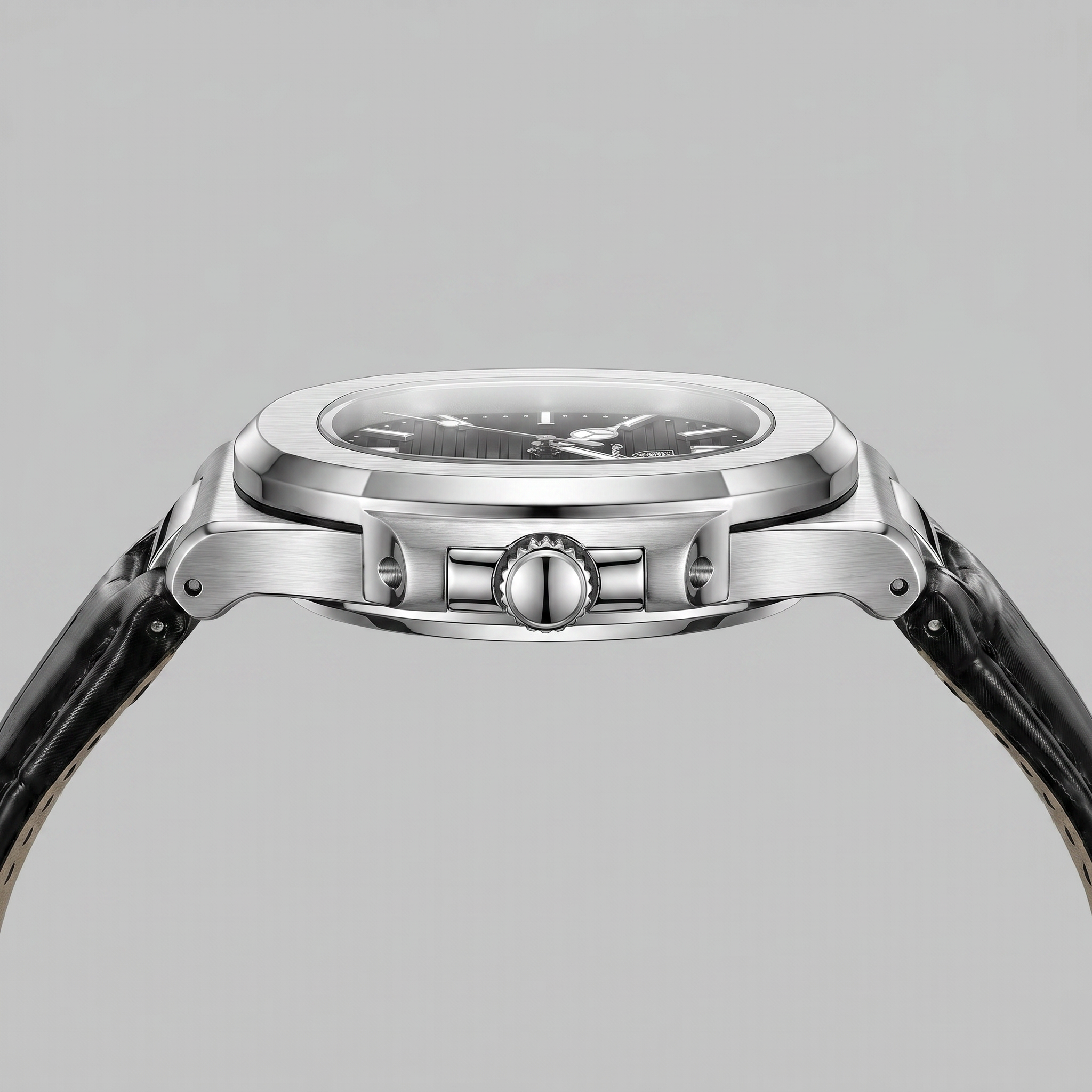 Reloj de hombre con correa de cuero deportivo casual