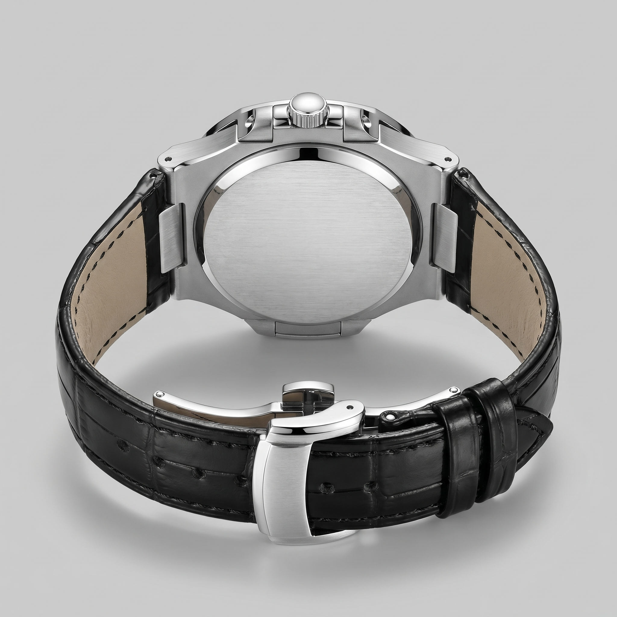 Reloj de hombre con correa de cuero deportivo casual