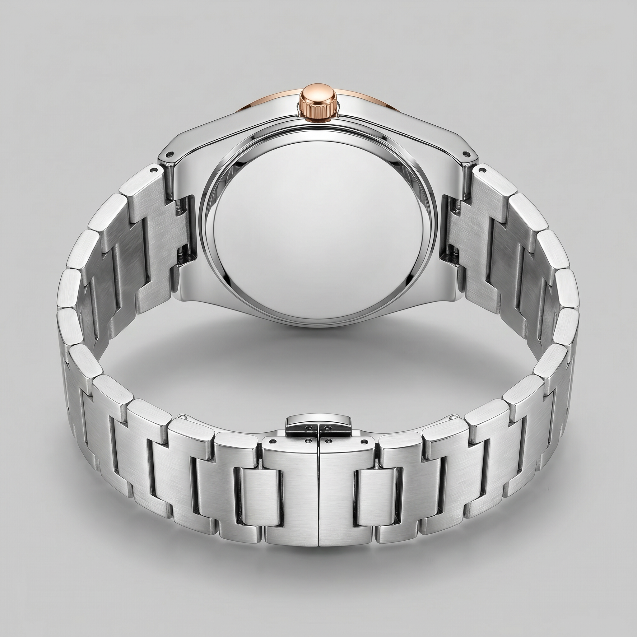 Heren Horloge Stalen Armband Zonnestraal Wijzerplaat