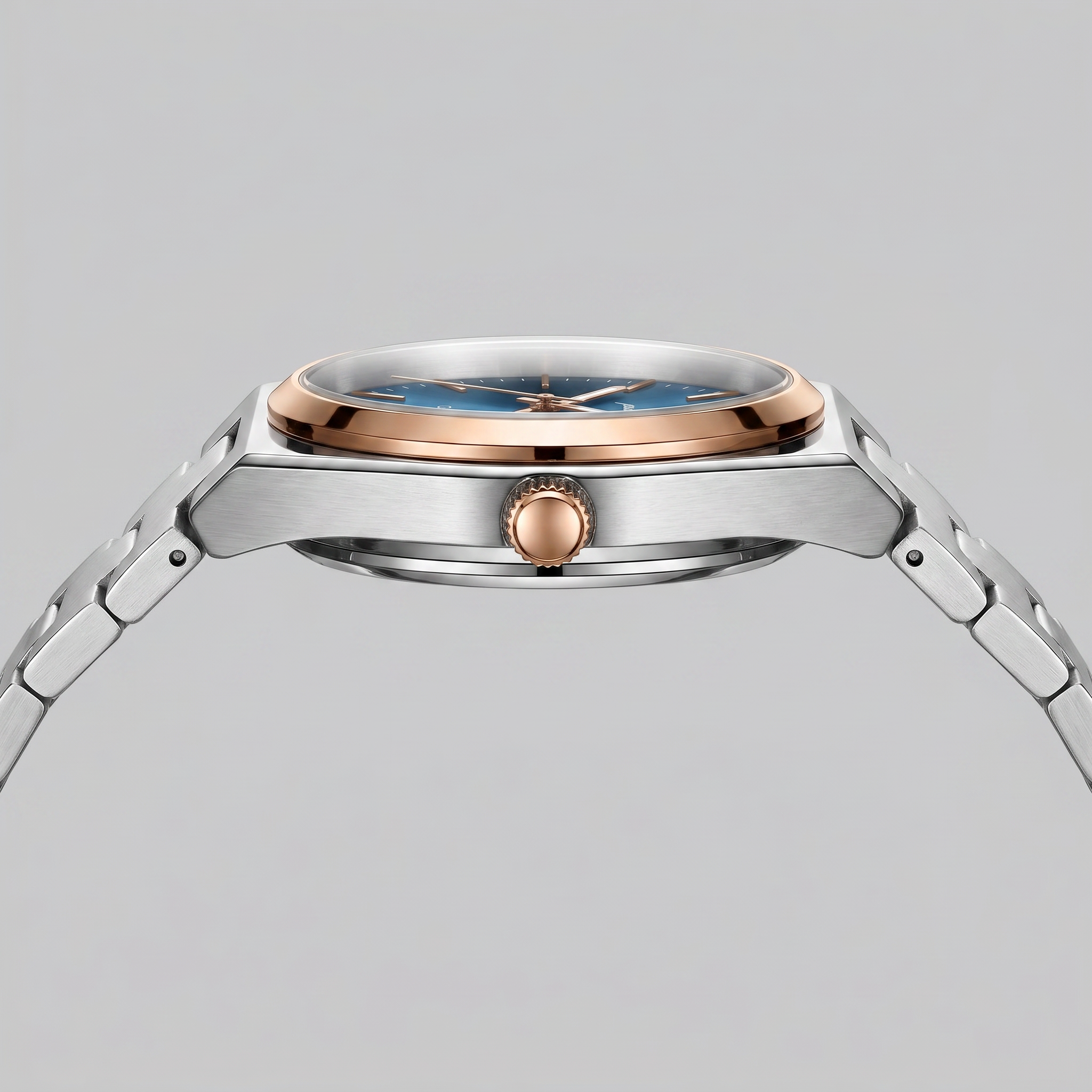 Heren Horloge Stalen Armband Zonnestraal Wijzerplaat