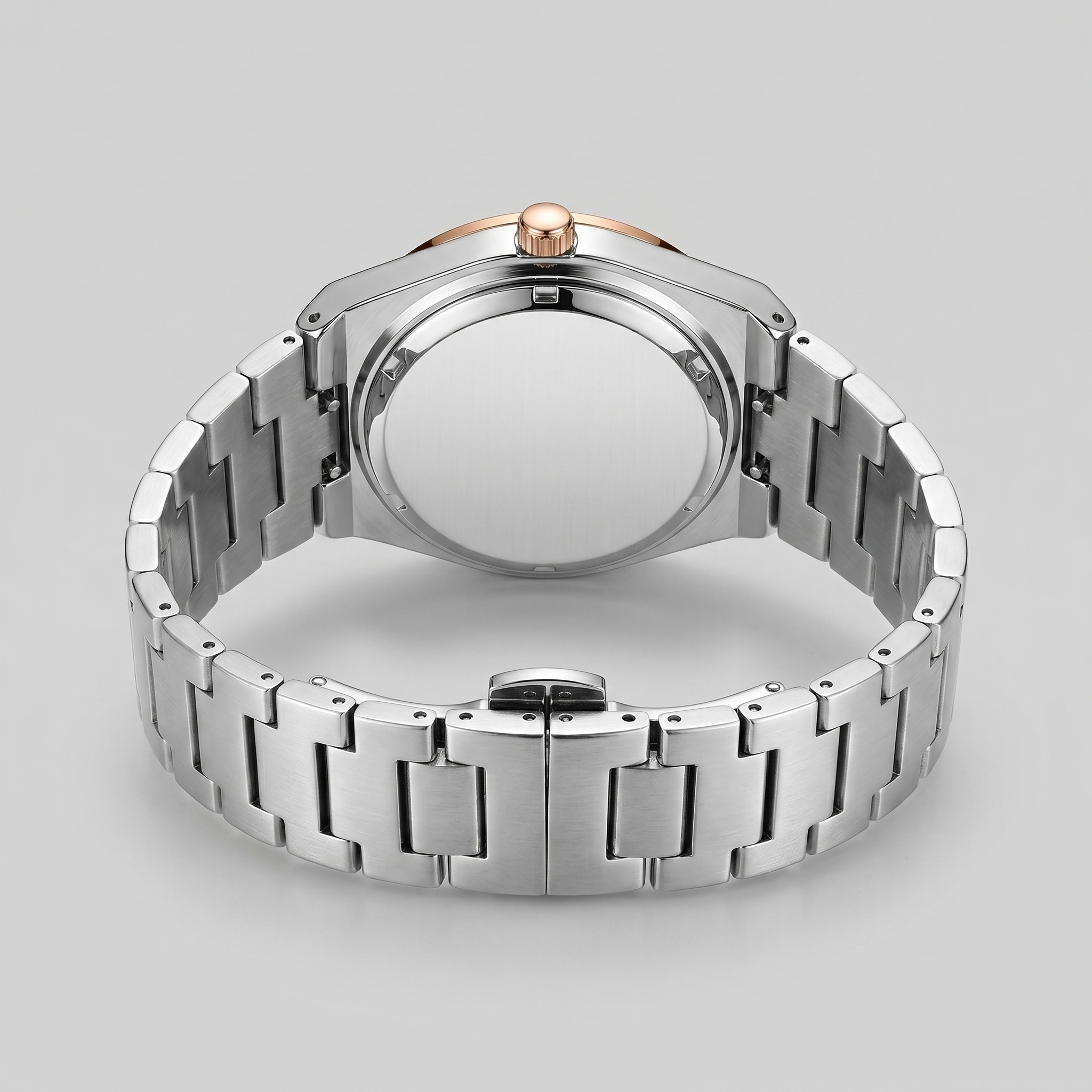 Heren Horloge Stalen Armband Zonnestraal Wijzerplaat
