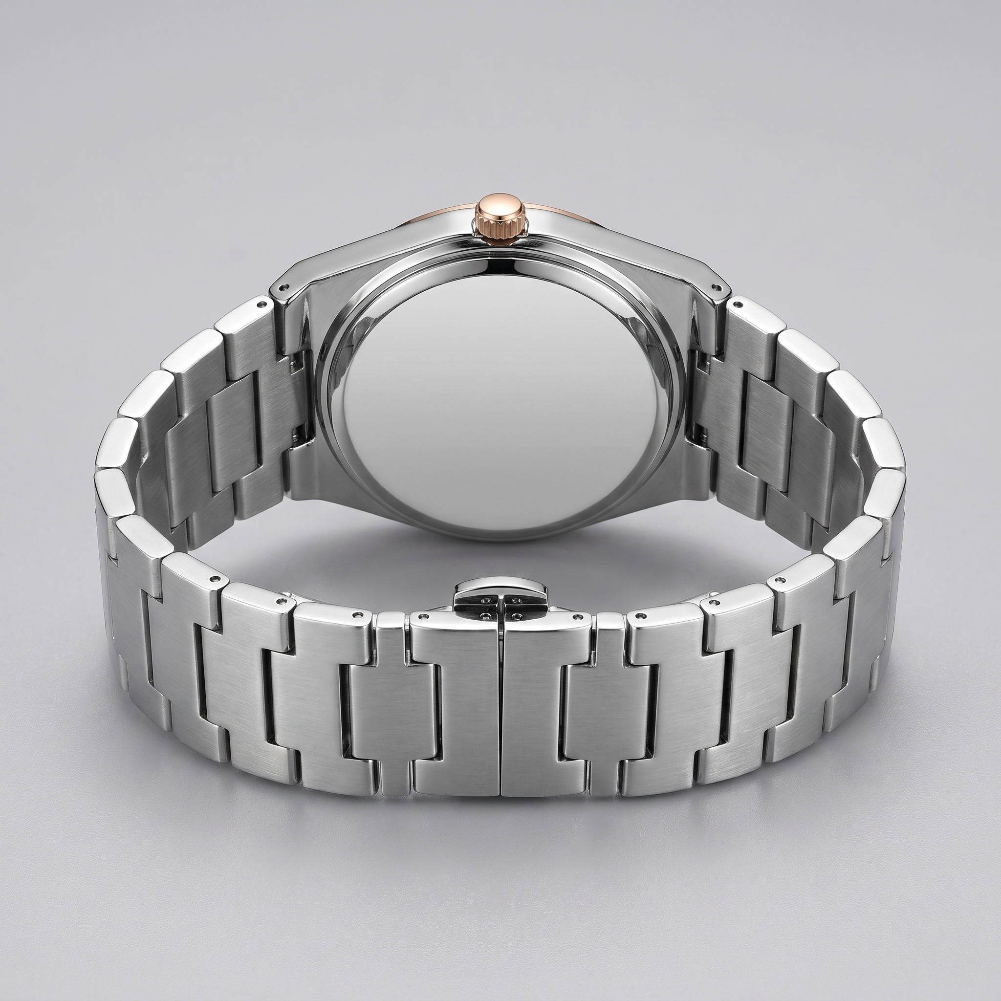 Heren Horloge Stalen Armband Zonnestraal Wijzerplaat