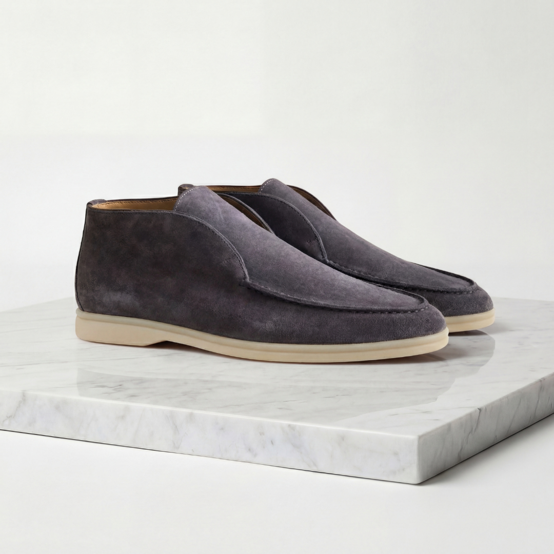 Herre loafers ruskind høj formel casual