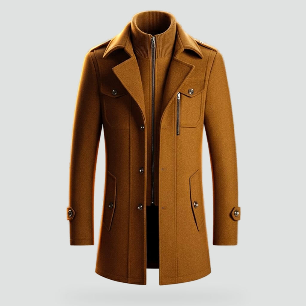 Marco Legacy Virgin Wool Coat - York Miller