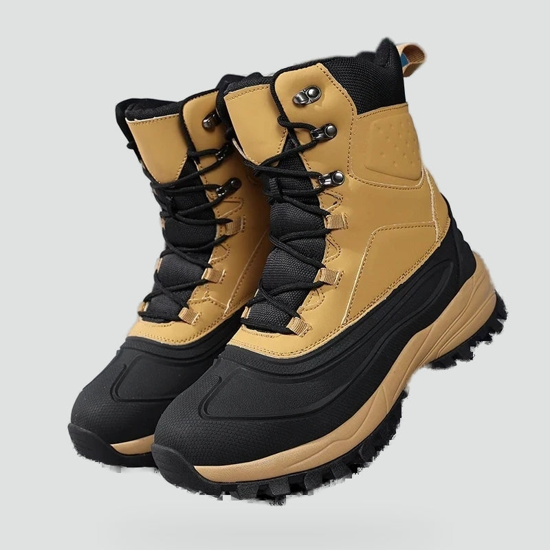 Heren Waterdichte Snowboots met Hoge Schacht en Veters