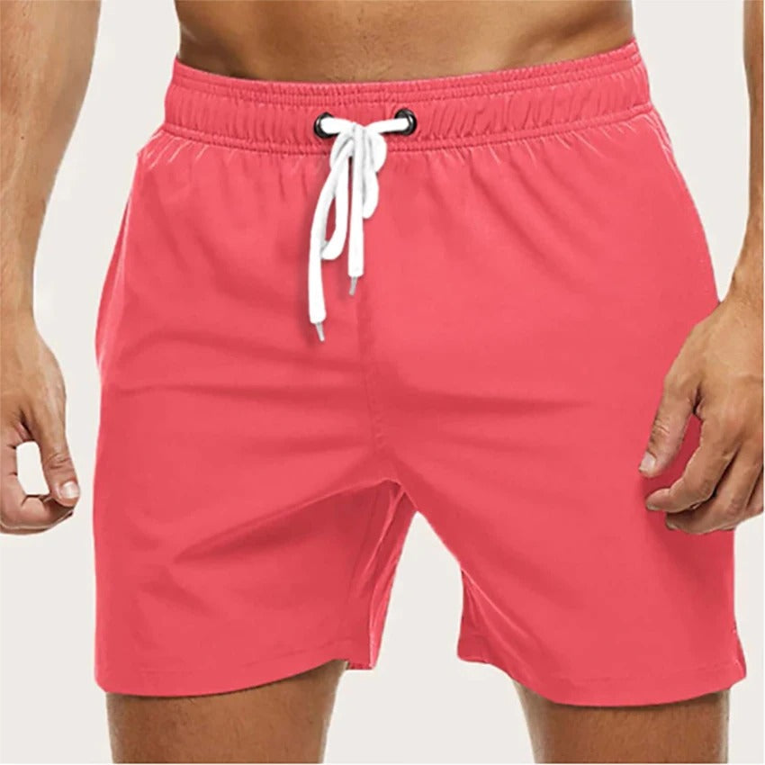 Bañador para hombre de secado rápido con cintura elástica para playa