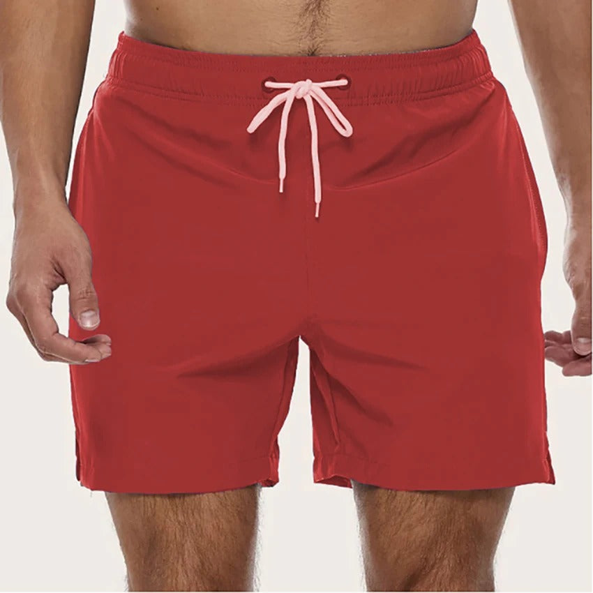 Bañador para hombre de secado rápido con cintura elástica para playa