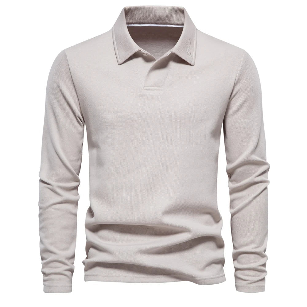 Herenpolo Katoen Casual Golf
