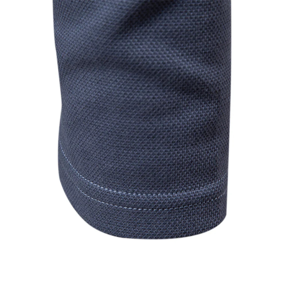 Polo de algodão para homem, casual, golfe