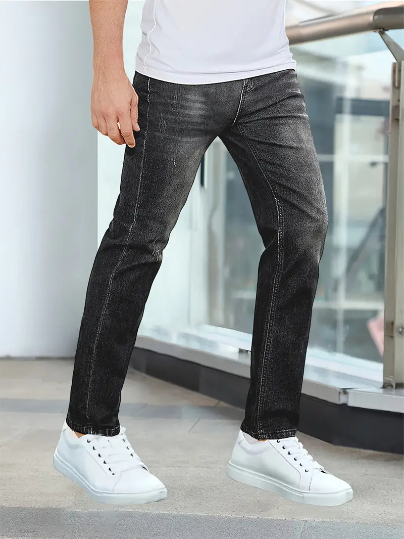 Ανδρικό τζιν παντελόνι slim fit stretch denim