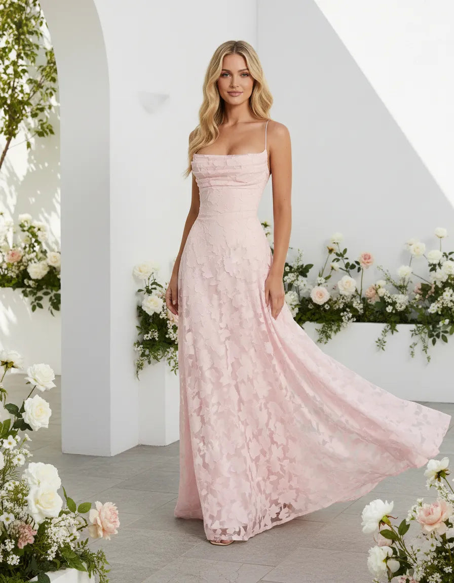 Kjole Dame Blomster Casual Elegant Look